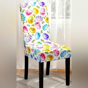 Easter Bunny EGGS Chair Cover High Elastic Polyester #4